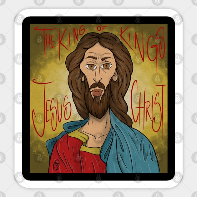 The King of Kings Sticker by SillySpoooks